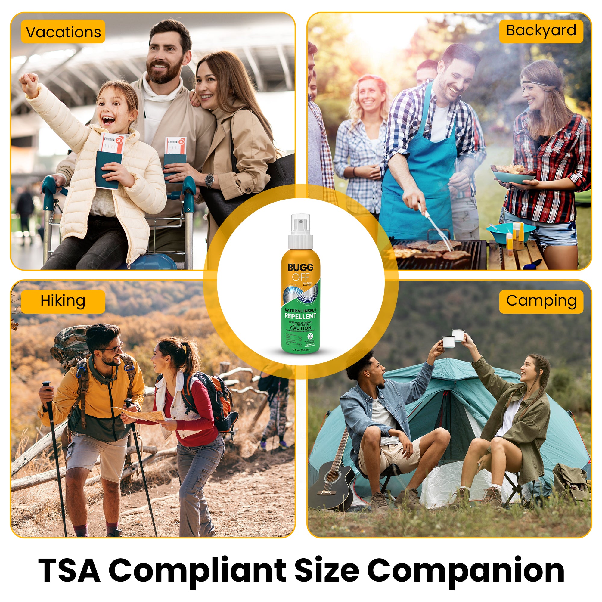 Aceite repelente en aerosol totalmente natural contra mosquitos, jejenes y garrapatas (SIN DEET) 